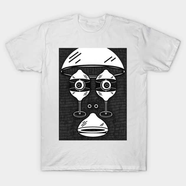 Glass & Saucers T-Shirt by dennye